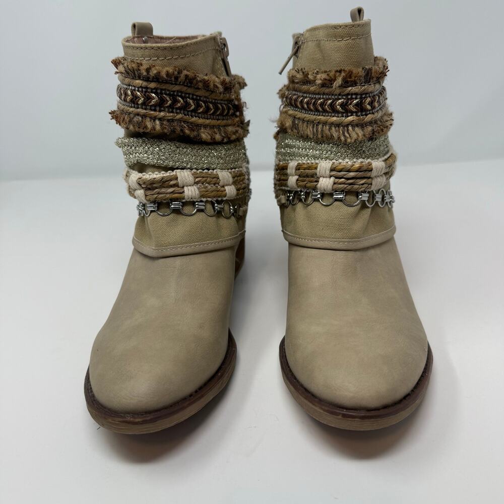 Bull Boxer Ankle Boots Women's 7.5 M Tan Danna Style number 4457263 - Picture 3 of 13